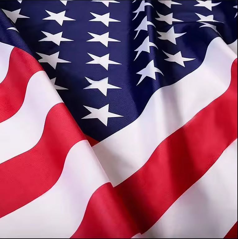 America Flag 3x5 ft USA Flag 100D Polyester Outdoor Flags with Brass Grommets, Bright Vivid Color and UV Fade-Proof Fabric