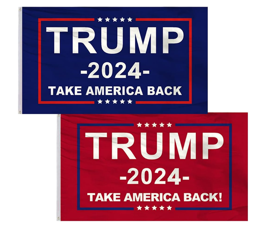 Election America Flag Trump 2024 Make America Great Banner Flags 3 x 5 Ft.