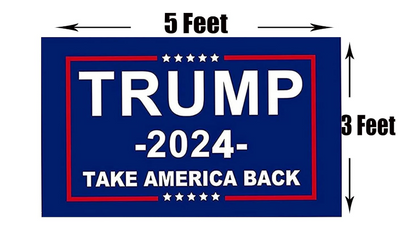 Election America Flag Trump 2024 Make America Great Banner Flags 3 x 5 Ft.