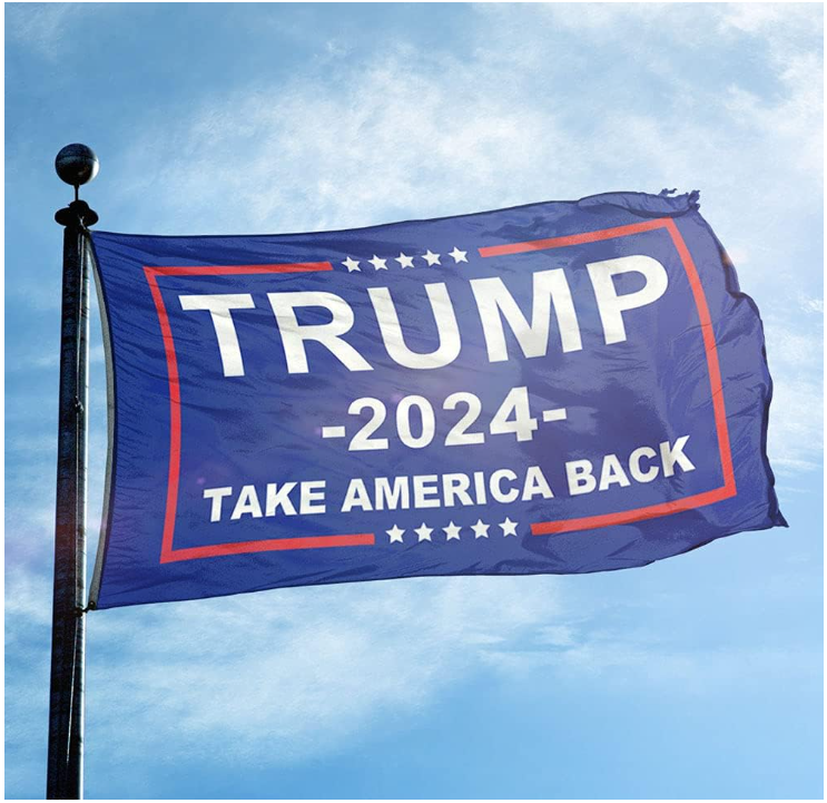 Election America Flag Trump 2024 Make America Great Banner Flags 3 x 5 Ft.